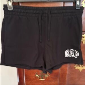 GAP Black Athletic Shorts with Relaxed Fit